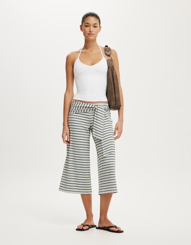 Cotton On - Honey Tie Capri Pant