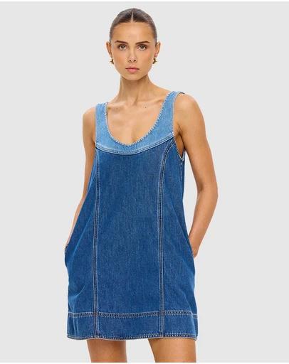 KIVARI - Coralie Denim Mini Dress