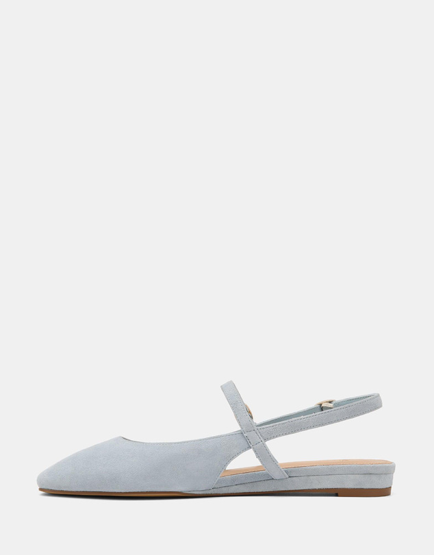 Wittner - Dallas Dress Flats Soft Blue Suede