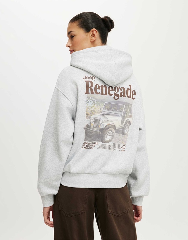 Cotton On - Boxy License Graphic Hoodie