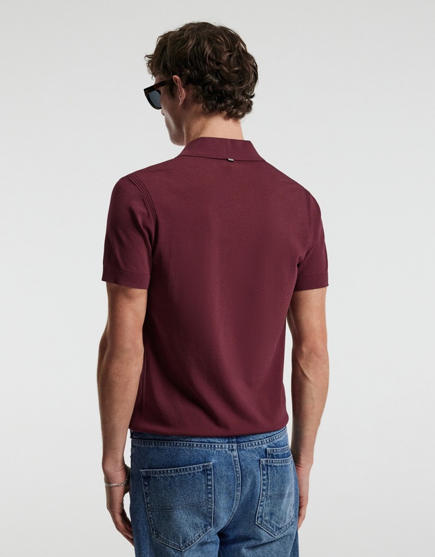 Calibre - Tech Shoulder Trim Polo Wine