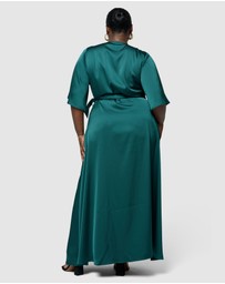 Pink Dusk by Curve Project - Glitz and Glam Maxi Dress