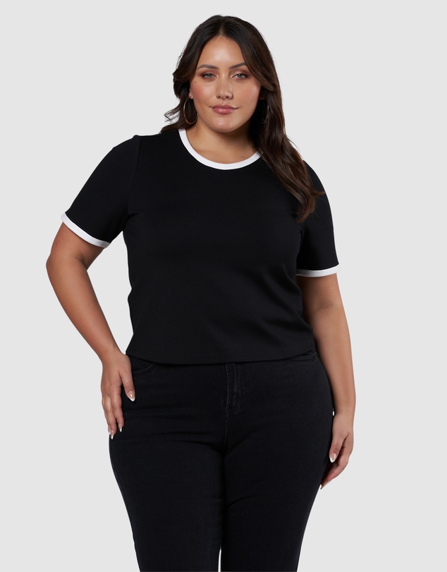 Sunday In The City - Luxe Contrast Tee