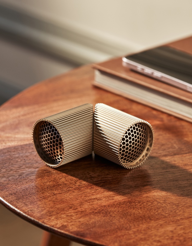 Lexon - Lexon Ray Set Of Magnetic Bluetooth Speakers - Gold