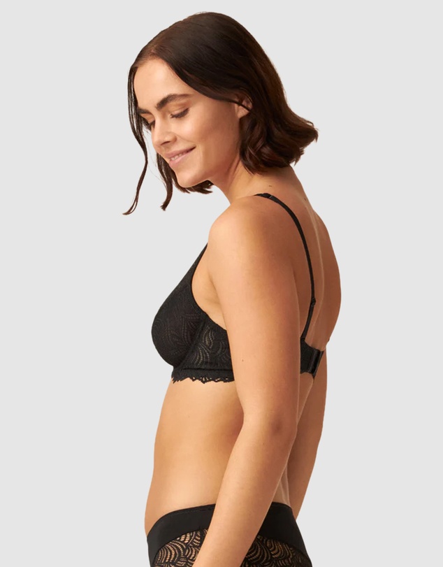 Naturana - The Friday Sheer Recycled Lace Underwire Bra