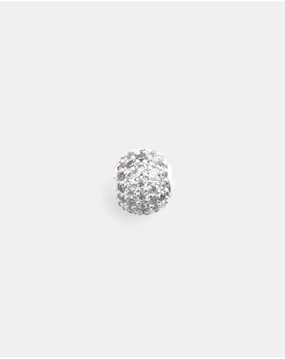 Daniel Wellington - Pavé Orb White Crystal Charm S925