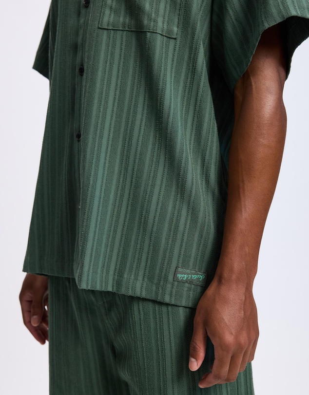 Scotch & Soda - Tonal-Striped Short-Sleeved Shirt