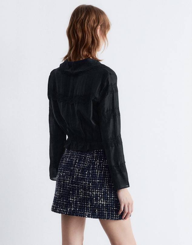 & Other Stories - Long-Sleeve Lace Blouse