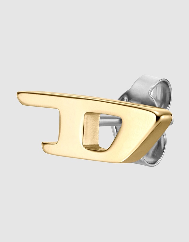 Diesel - Steel Gold Tone Earring