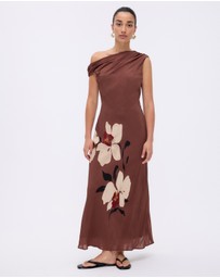 Minima Esenciales - Isla Off Shoulder Midi Dress
