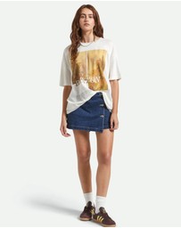 Brixton - Rocky Mountain Oversized Boyfriend Tee