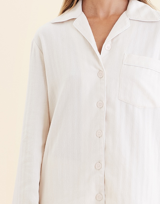 Papinelle - Super Soft Brushed Herringbone PJ
