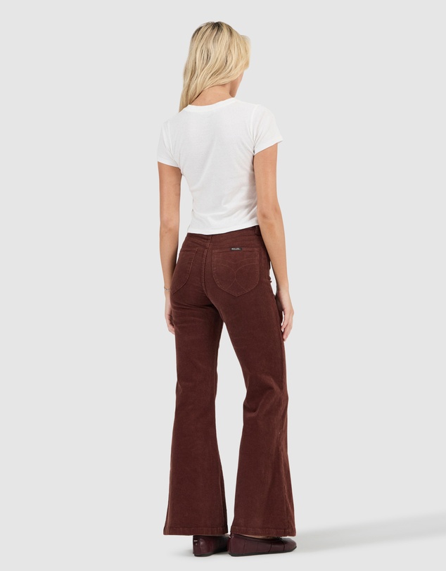Rolla's - Eastcoast Flare Jean - Cognac Cord