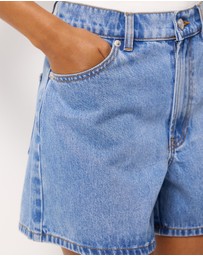 AERE - Mia Classic Denim Shorts