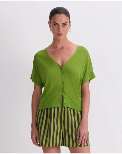 Sportscraft - Silk Blend Reversible Knit