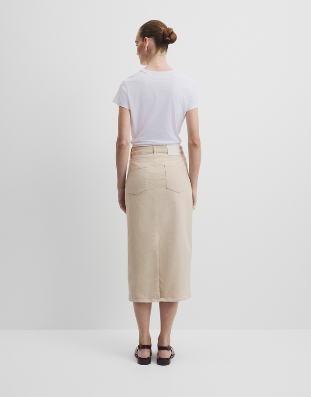 Country Road - Recycled Cotton Denim Midi Skirt