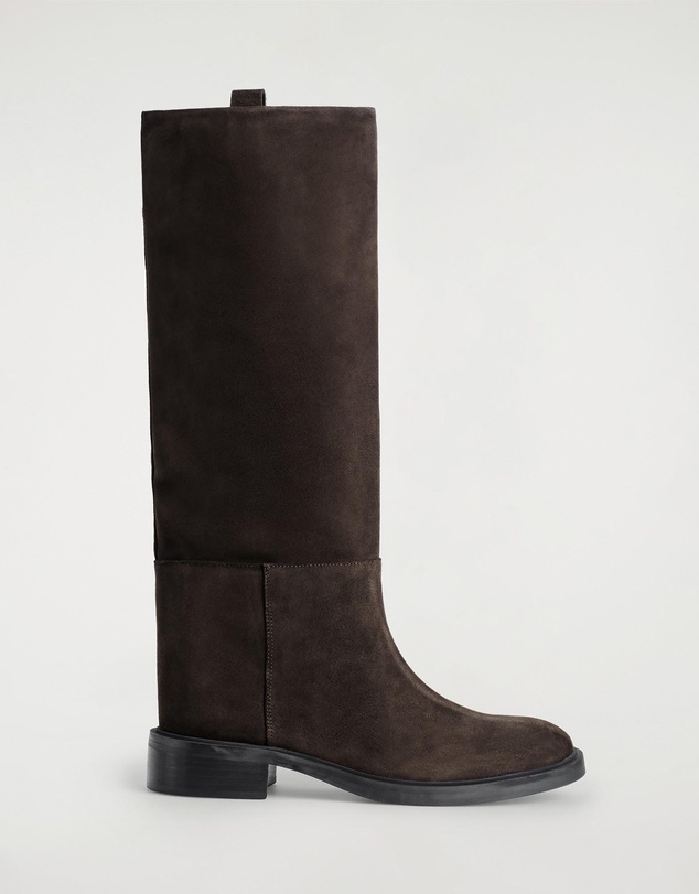 COS - Suede Riding Boots - Women's