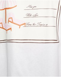 Dazie - Postcard Oversized Graphic Tee