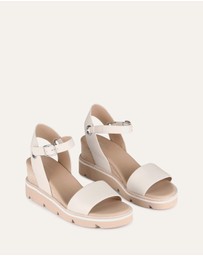 Jo Mercer - Katie Mid Heel Wedge Sandals