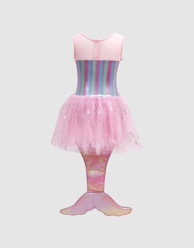 Pink Poppy - Mermaid Dress with Tail