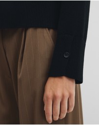 Country Road - Button Neck Knit