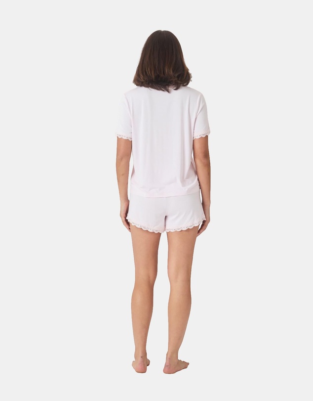 Gingerlilly - Joni Bamboo Short Set with Lace
