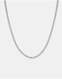 Ania Haie - Silver Classic Tennis Necklace