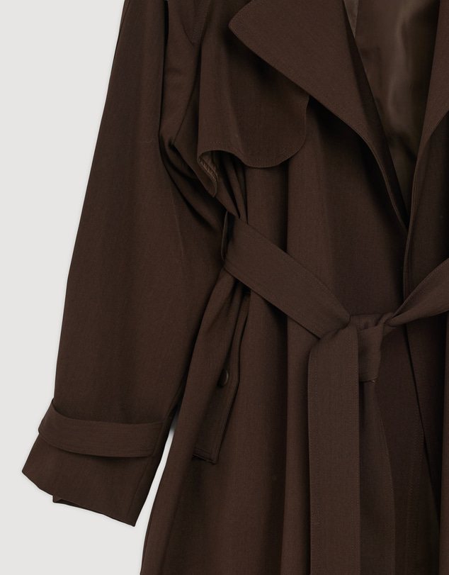 Revibe - Repaired Calli Karise Relaxed Trench Coat - AU 10