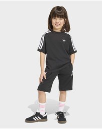 adidas Originals - 3 STRIPE SHORT TEE SET Kids