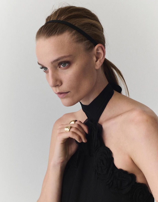 M.N.G - Chiffon Halter Dress