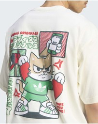 adidas Originals - V-DAY HEART BROKEN CAT GRAPHIC TEE Mens