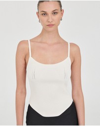 FRIEND of AUDREY - Oslo Crepe Knit Top