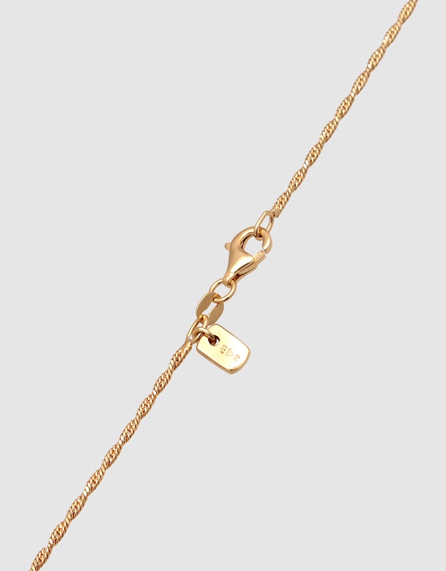 Kuzzoi - ICONIC EXCLUSIVE - Necklace Coin Pendant Cross Ancient in 925 Sterling Silver Gold Plated