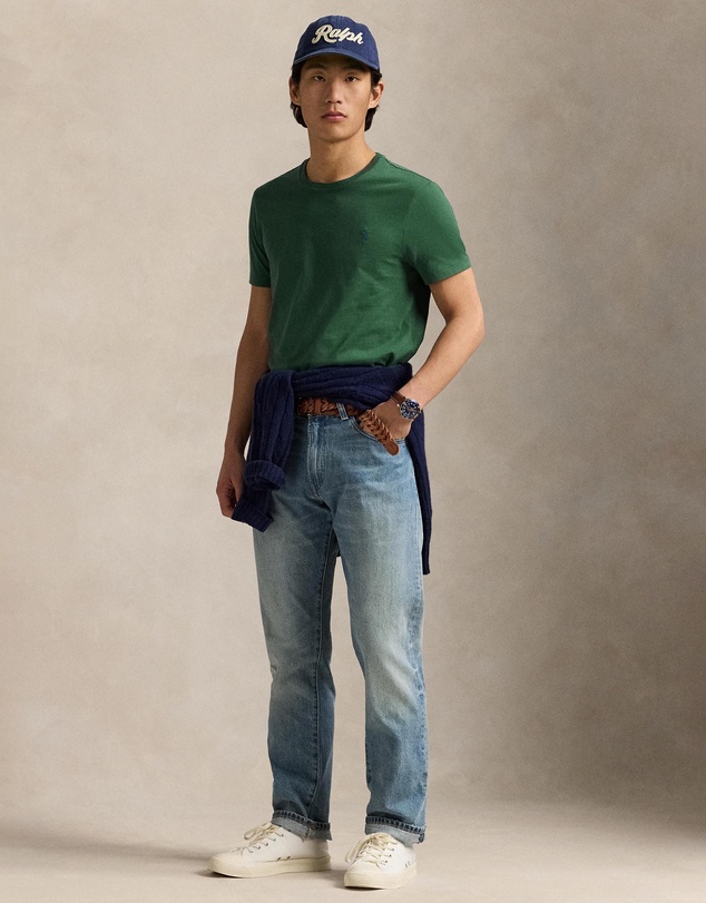 Polo Ralph Lauren - Custom Slim Fit Jersey Crewneck T-Shirt