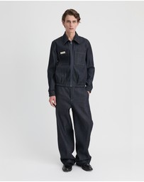 Madre Natura - Fig Denim Bomber Jacket