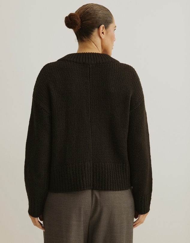 Atmos&Here Curvy - Zip Through Cardigan