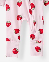 Cotton On Kids - Growie Long Sleeve Zip Romper