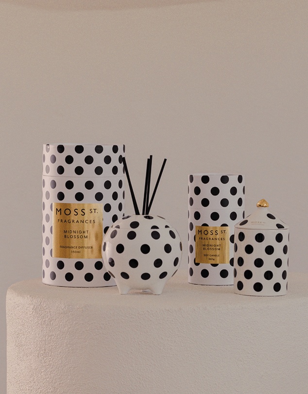 Moss St Fragrances - Midnight Blossom Ceramic Diffuser 350ml