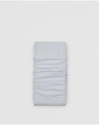 Country Road - Brae Australian Cotton Stripe King Flat Sheet