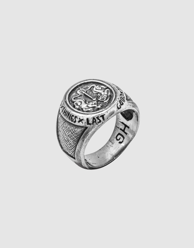Haze & Glory - ICONIC EXCLUSIVE - Twin Tiger Signet Ring in 925 Silver