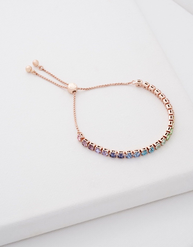 Ted Baker - Melrah Crystal Adjustable Tennis Bracelet