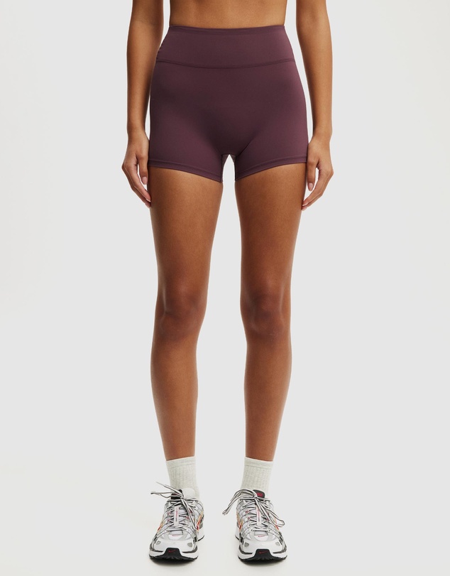 Cotton On Body Active - Ultra Luxe Dip Back Shortie Shorts