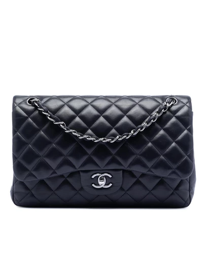 Pre-Loved by Azura Reborn - Pre-Loved Jumbo Classic Lambskin Double Flap