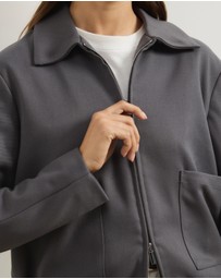 Atmos&Here - Lenix Tailored Bomber Jacket