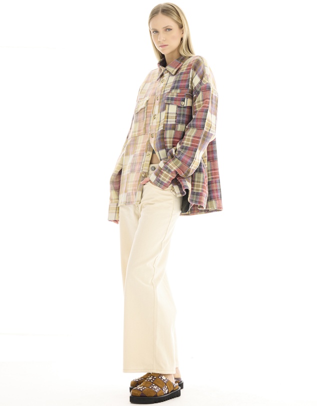 THE TALES - Check Flannel Bonded Jacket