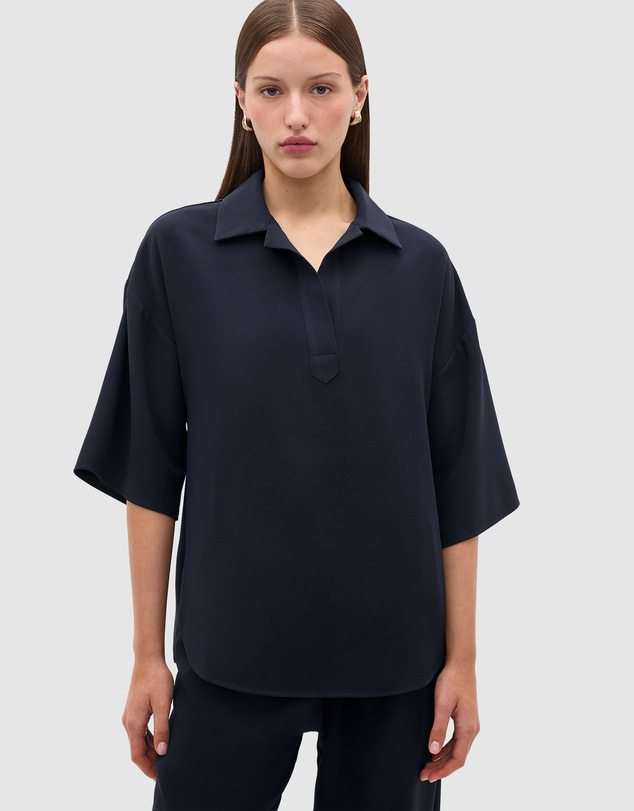 Seed Heritage - Woven Crepe Relaxed Shirt