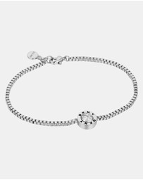 DKNY - Essentials Silver 28mm Silver Dial Womens Watch + Silver Bracelet