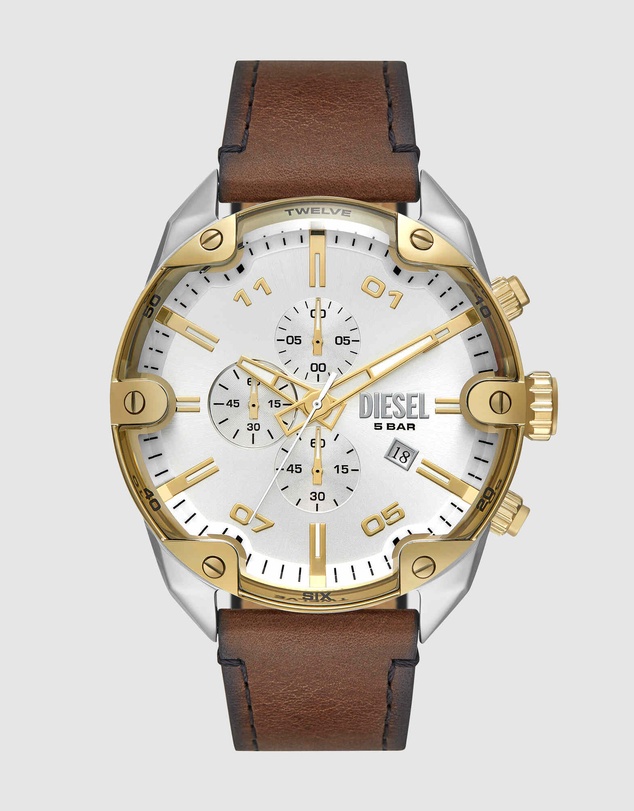Diesel - Spiked Brown Chronograph Watch
