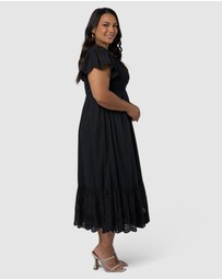 Something 4 Olivia - Anastasia Broderie Midi Dress