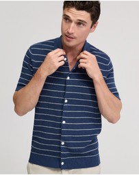 Oxford - Carlos Stripe Knitted Shirt